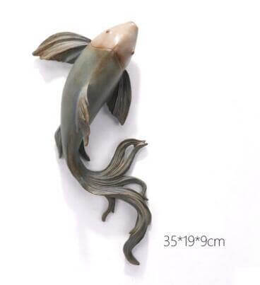 Modern Fengshui Resin 3D Wall Sticker Fish - Image 6
