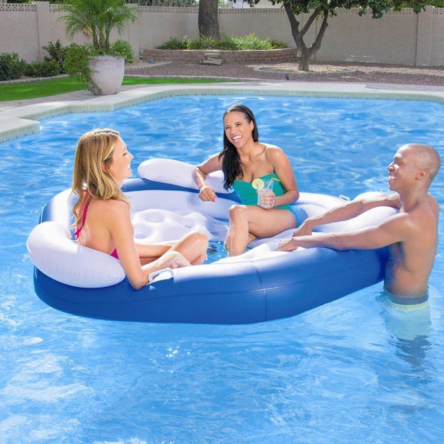 Inflatable Three People Floating Swimming Ring - Image 5