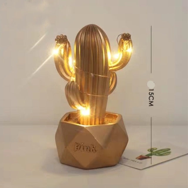 Colorful Cactus LED Table Night Lamp - Image 8