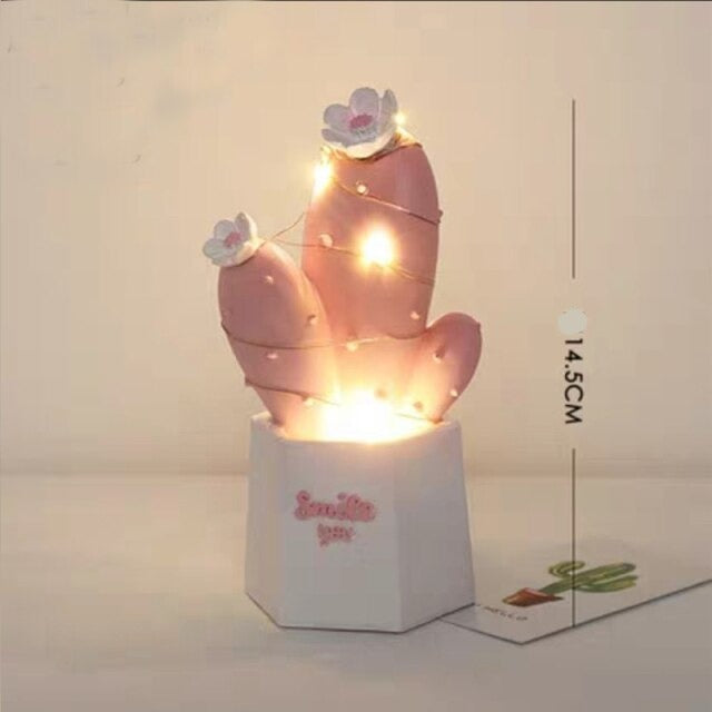 Colorful Cactus LED Table Night Lamp - Image 11