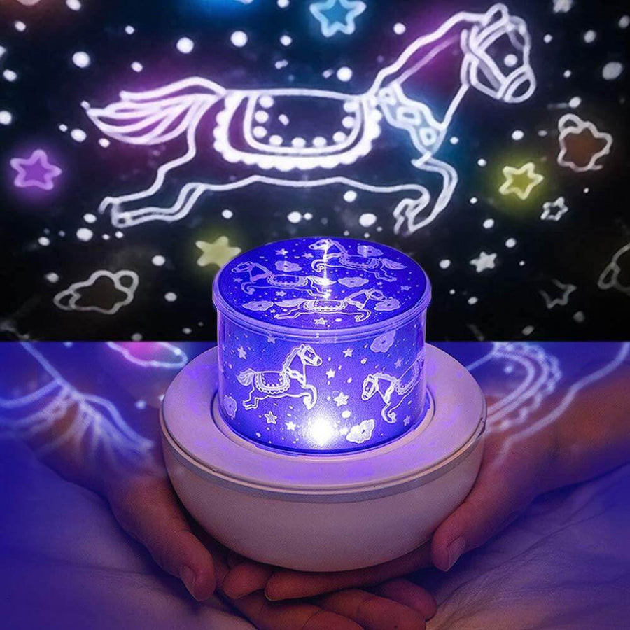 360 Degree Rotating Projection Night Lamp - Image 0