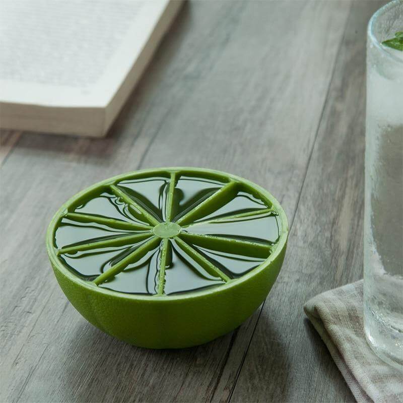 Lemon Shape 10 Grids Ice Mold - Image 0