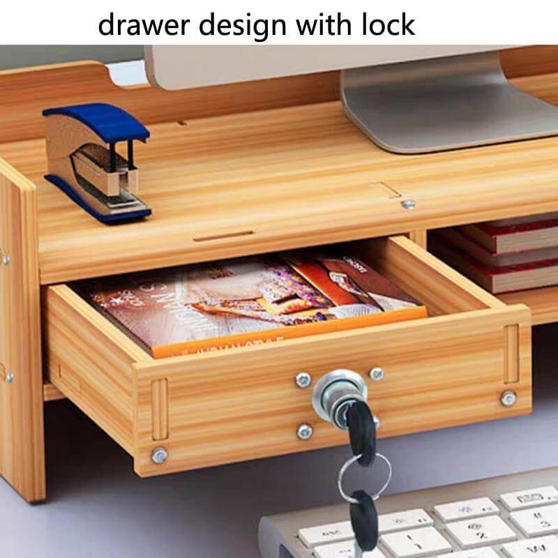 Multifunction Desktop Monitor Riser Computer Organizer - Image 7