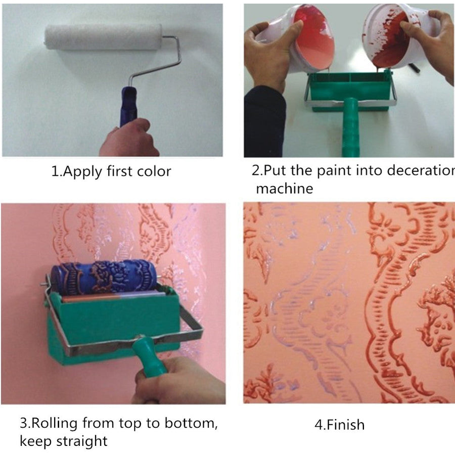 Paradise Bird Patterned Paint Roller - Image 1
