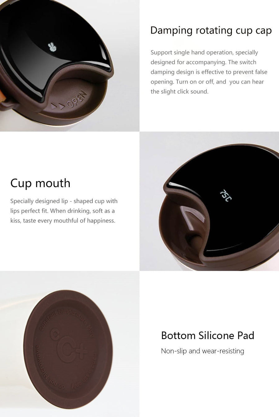 Smart Led Vacuum Coffee Maker Thermos - Image 8