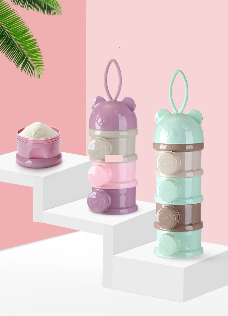 Multi-Layer Cute Baby Stackable Food Container - Image 1