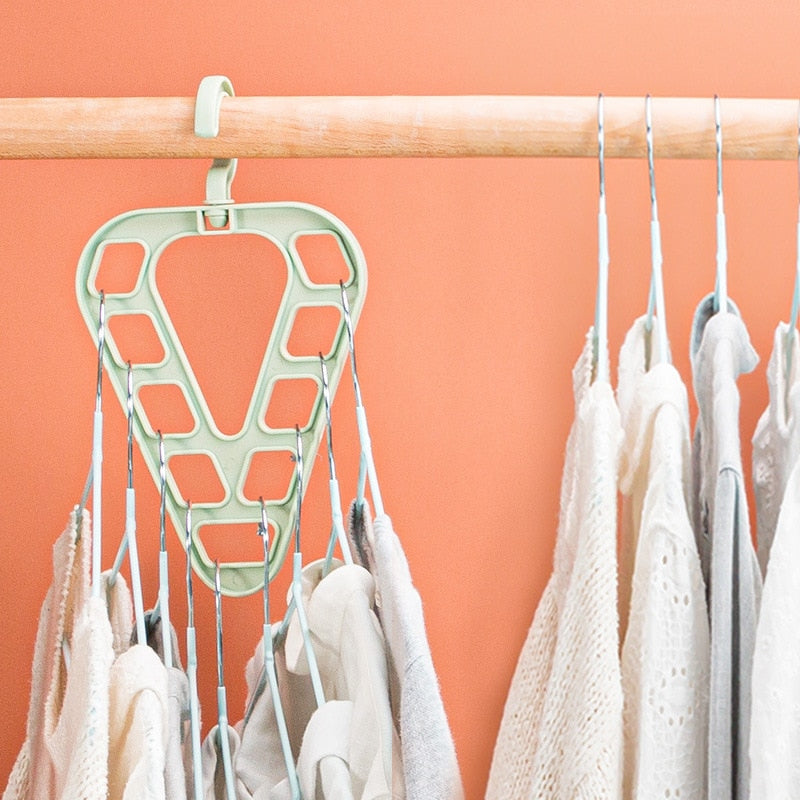 3pcs 9-Hole Magic Clothes Hanger Closet Organizer - Image 6