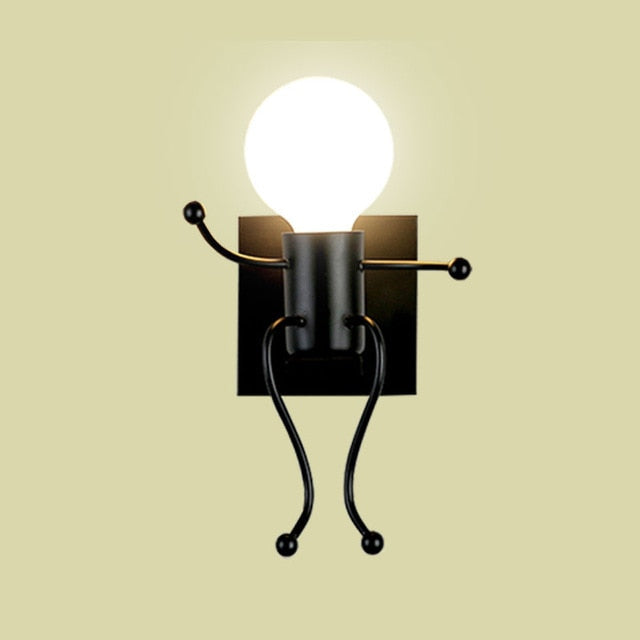 Mini Man Robot Art Wall Lamp - Image 5