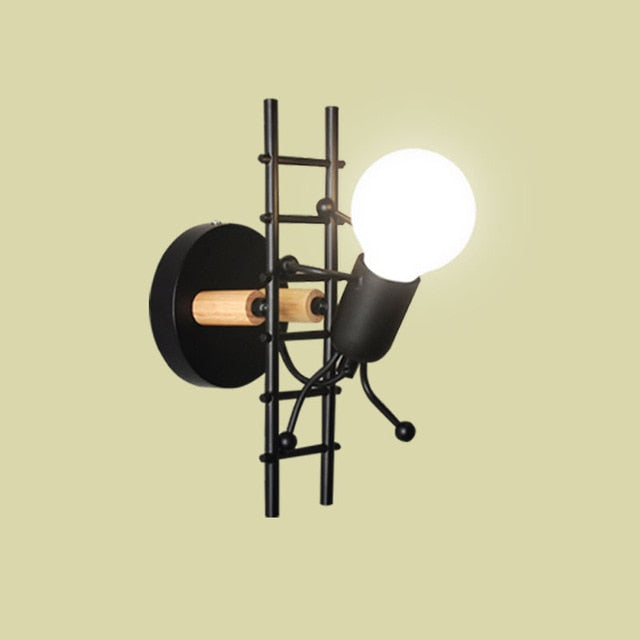 Mini Man Robot Art Wall Lamp - Image 6