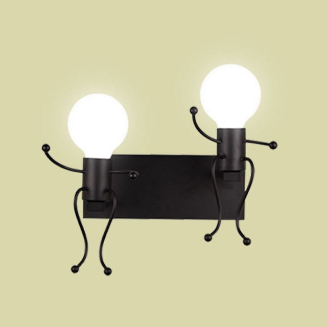 Mini Man Robot Art Wall Lamp - Image 7