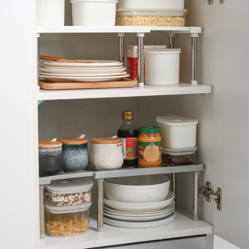 Space Saving Retractable Cabinet Organizer Shelf - Image 3