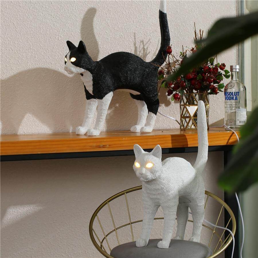 Nordic Resin Cat Table Lamps - Image 5