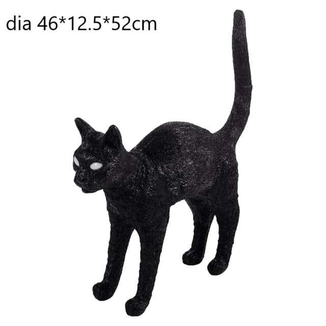Nordic Resin Cat Table Lamps - Image 3
