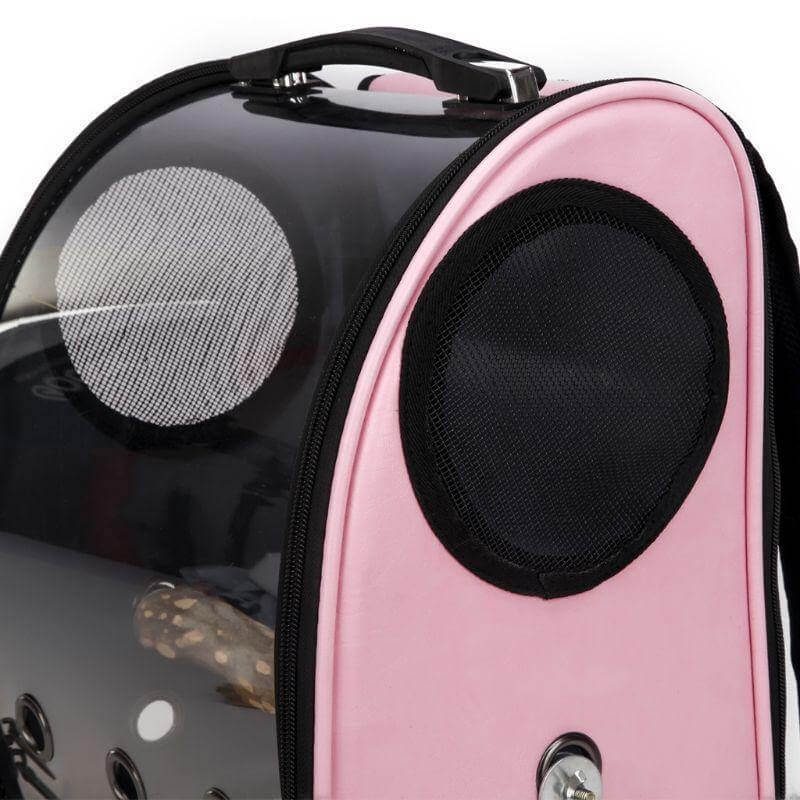 Space Capsule Bird Carrier Travel Birdcage Backpack - Image 4