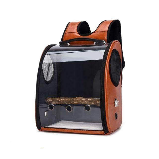 Space Capsule Bird Carrier Travel Birdcage Backpack - Image 13