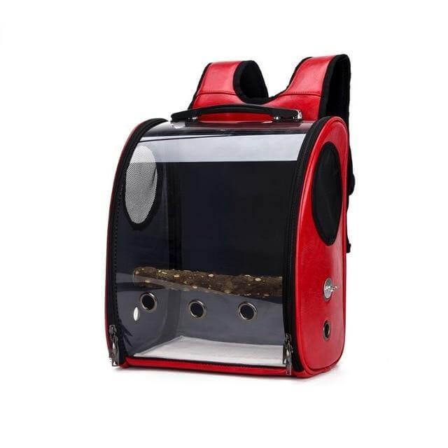 Space Capsule Bird Carrier Travel Birdcage Backpack - Image 10