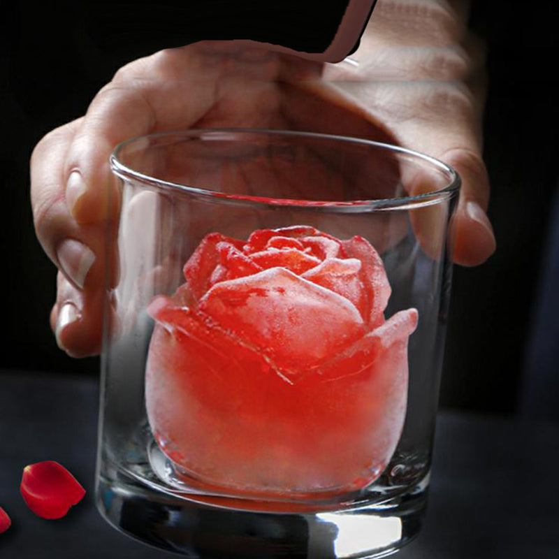 Rose Silicone Ice Maker Mold - Image 1
