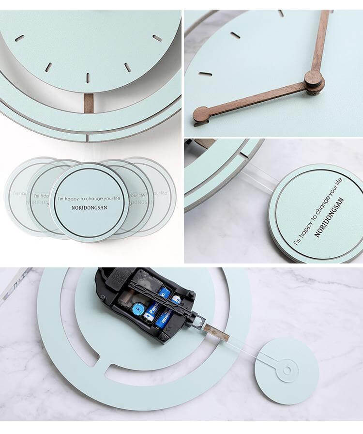 Silent 3D Pendulum Wall Clock - Image 5