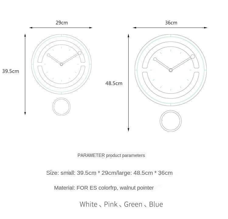 Silent 3D Pendulum Wall Clock - Image 4