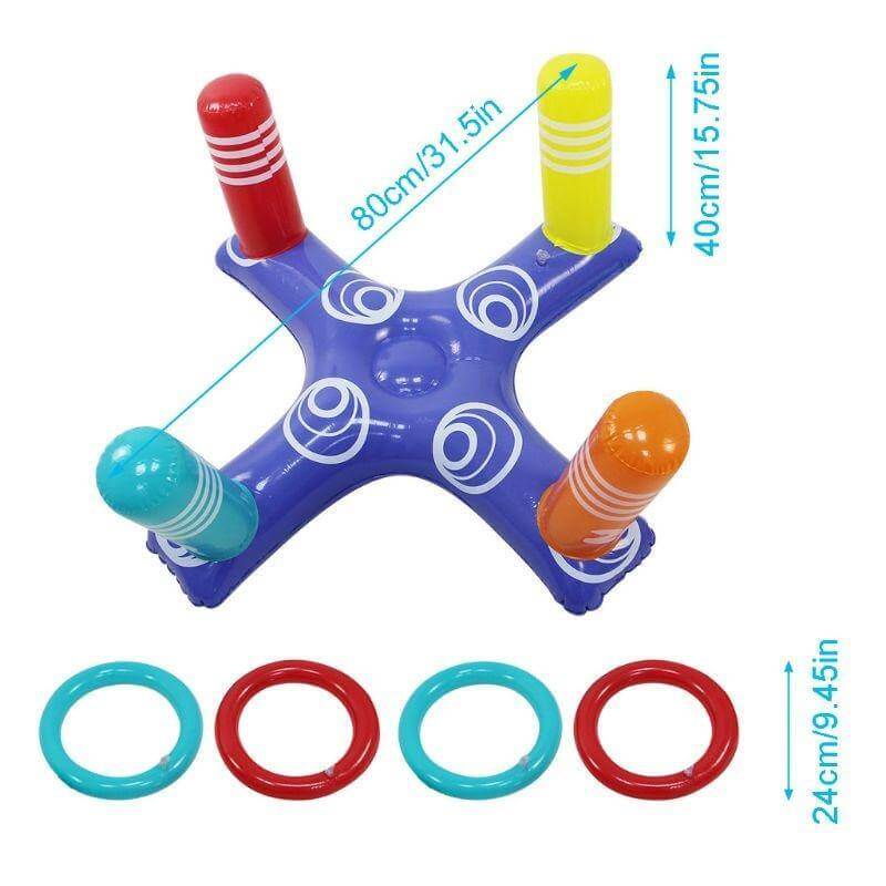 Inflatable Ring Throwing Ferrule Pool Toy - Image 2