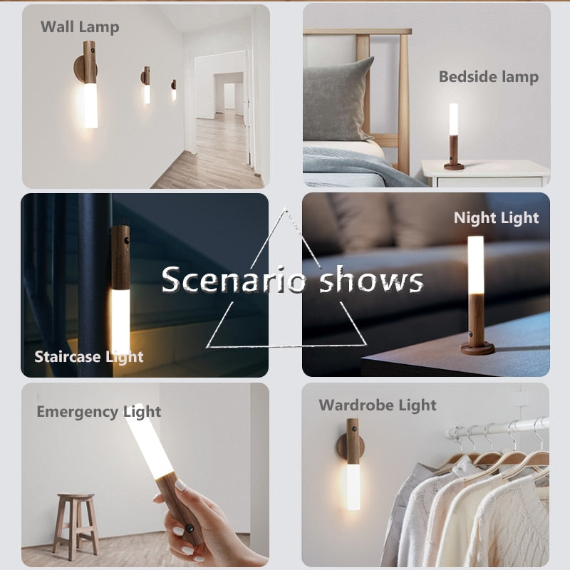 Wireless LED Smart Sensor Night Wall Lamp - Image 1