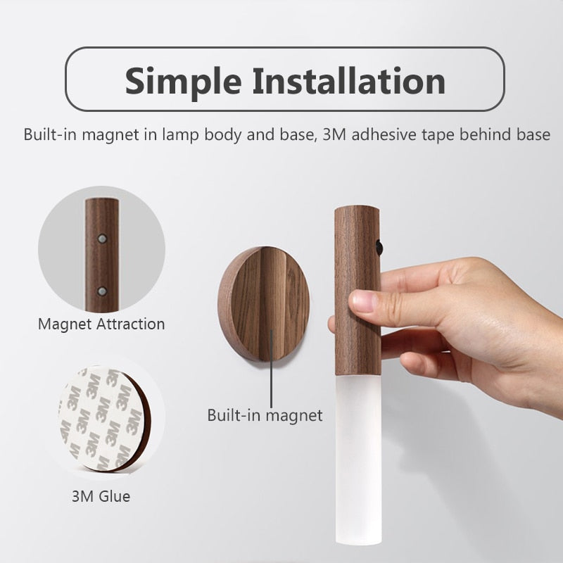 Wireless LED Smart Sensor Night Wall Lamp - Image 3