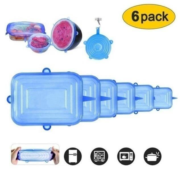 Reusable Durable Silicone Food Cover Lids - Image 6