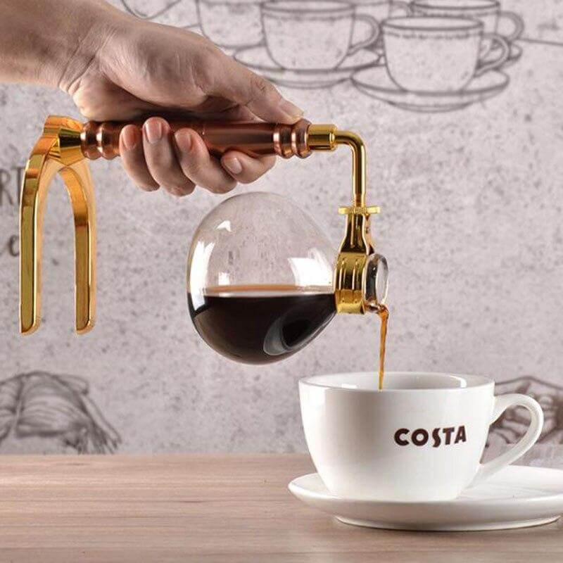 Elegant Glass Siphon Coffee Maker - Image 4