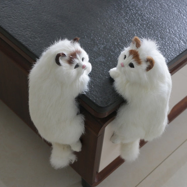 Cute Plush Cat Home Desk Figurine Decor - Image 5