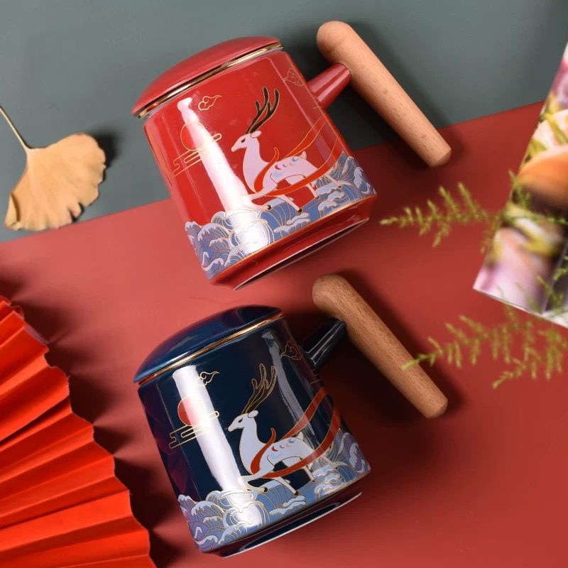 Ceramic Artsy Tea Cup - Image 5