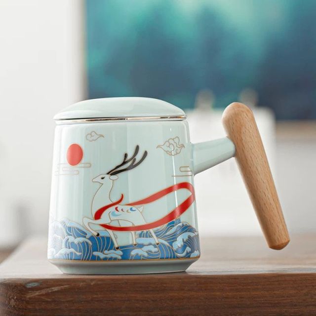 Ceramic Artsy Tea Cup - Image 12