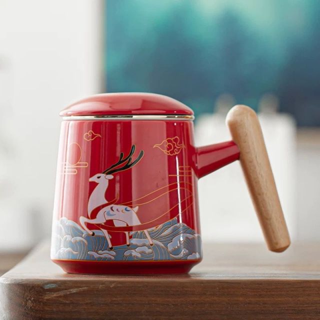 Ceramic Artsy Tea Cup - Image 8