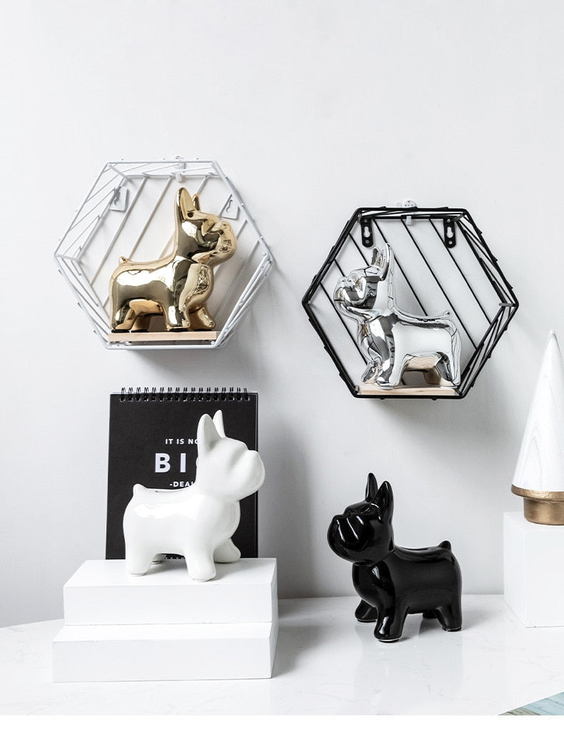Nordic Ceramic Bulldog Piggy Bank - Image 5