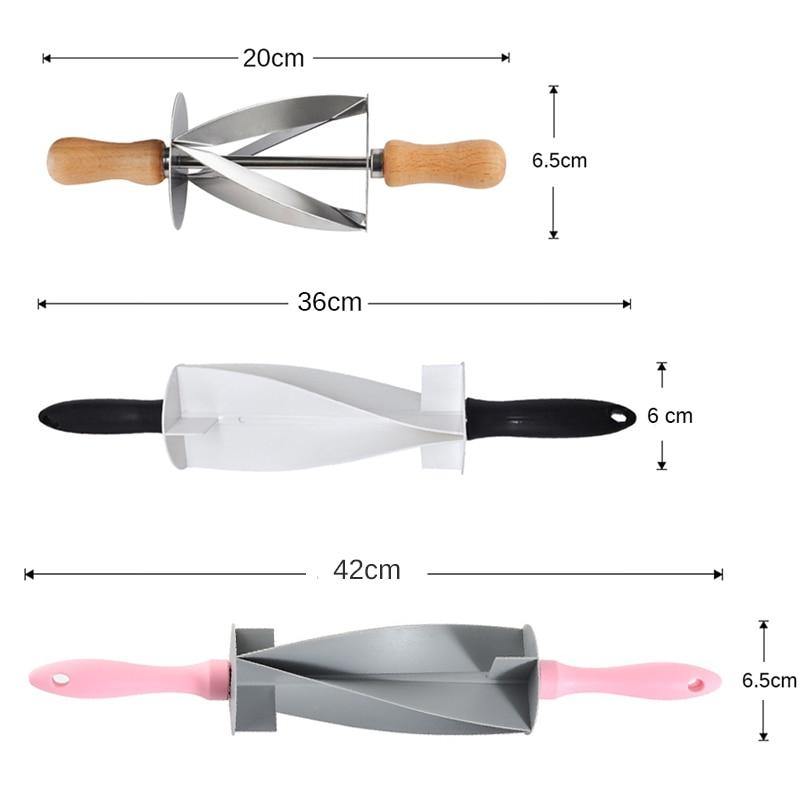 Stainless Steel Croissant Bread Rolling Cutter - Image 6