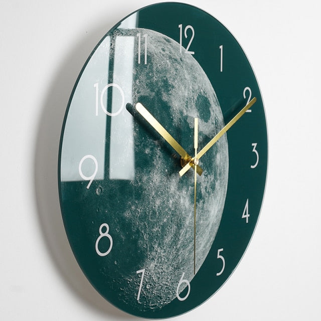 Luxury Nordic Universe Silent Wall Clock - Image 17