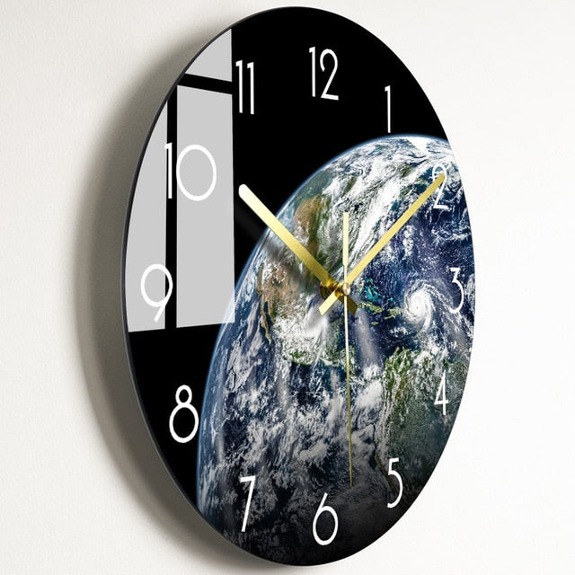 Luxury Nordic Universe Silent Wall Clock - Image 6