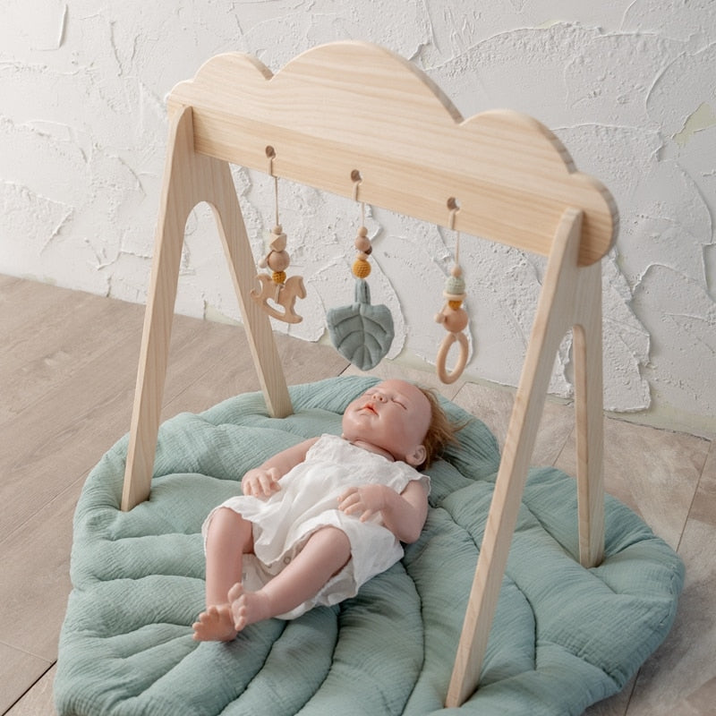 Nordic Modern Leaf Baby Play Mat - Image 2