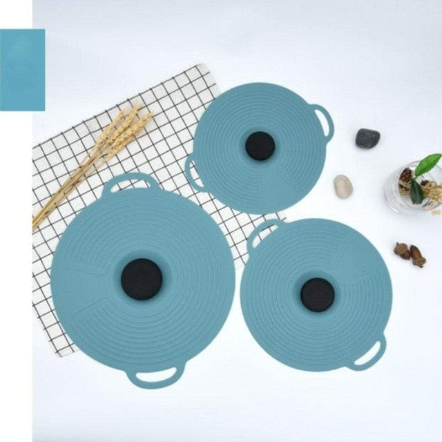 Reusable Airtight Self Sealing Silicone Lid - Image 3
