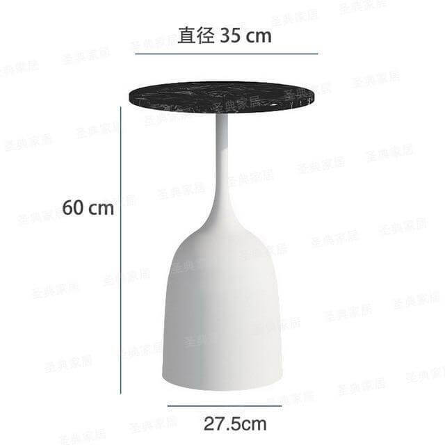 luxury Nordic Iron Metal Bracket Light Side Table - Image 5