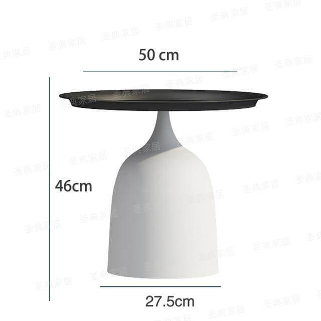 luxury Nordic Iron Metal Bracket Light Side Table - Image 3