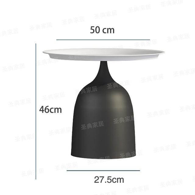 luxury Nordic Iron Metal Bracket Light Side Table - Image 8