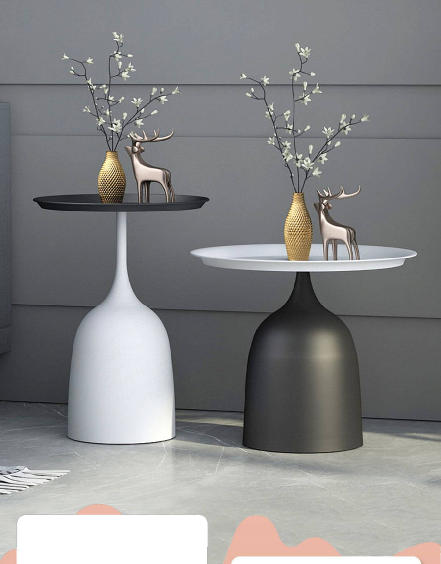 luxury Nordic Iron Metal Bracket Light Side Table - Image 2