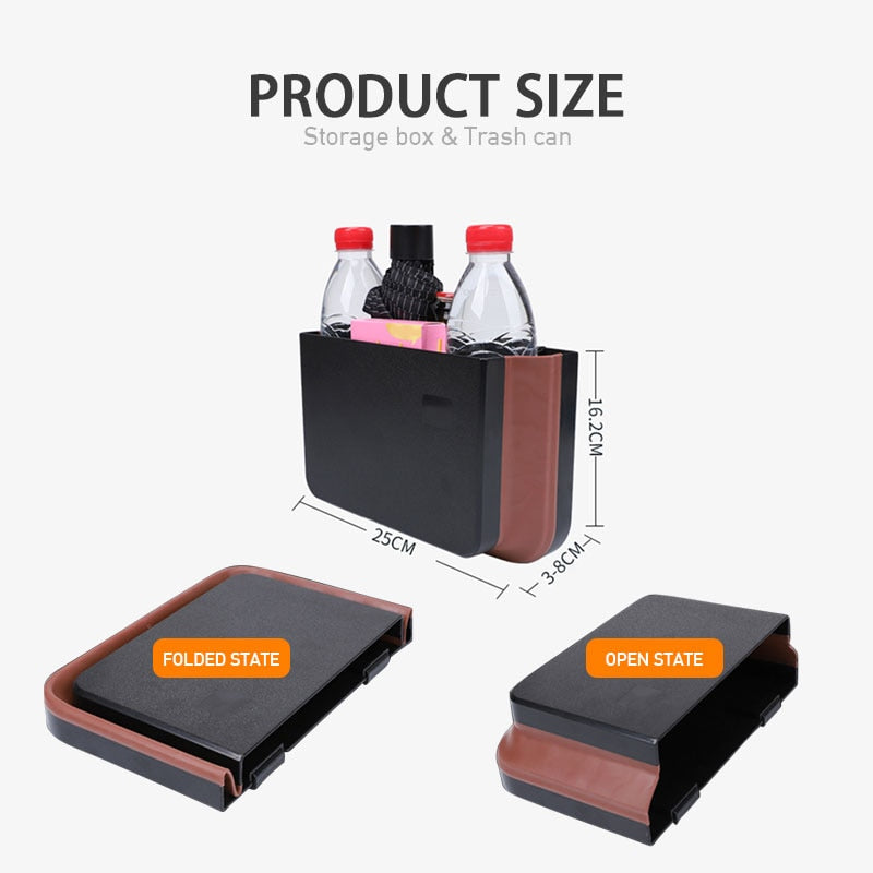 Foldable Back Seat Drink Phone Holder - Image 3