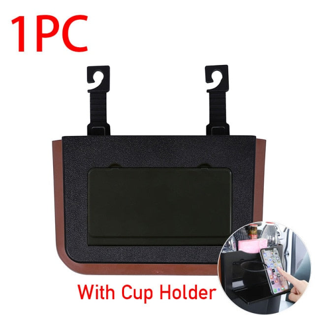 Foldable Back Seat Drink Phone Holder - Image 7