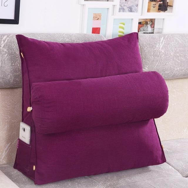 Comfort Soft Bed Triangular Backrest Pillow - Image 11
