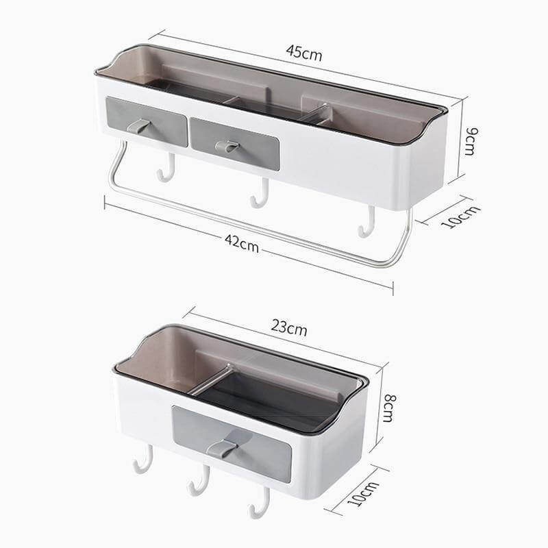 Wall Mount Bathroom Cosmetic Organizer - Image 13