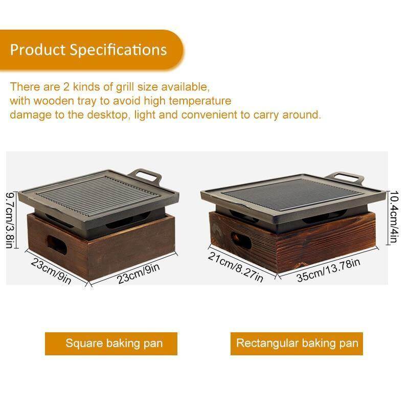 Korean Elegant Wooden Indoor Barbecue - Image 6