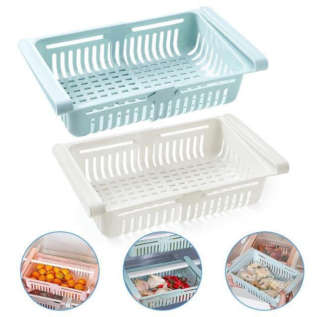Adjustable Fridge Storage Drawer - Image 4