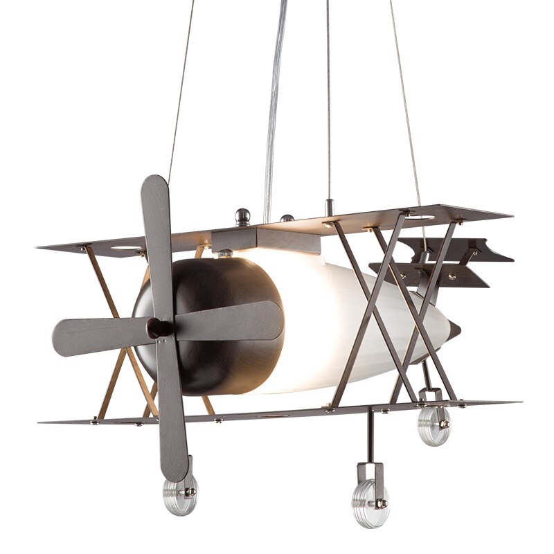 Vintage Airplane Creative Pendant Lamp - Image 3