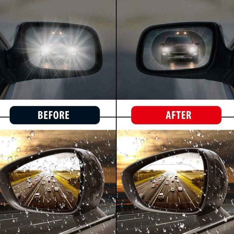 Waterproof Car Side Anti-Fog Mirror Film - Image 1